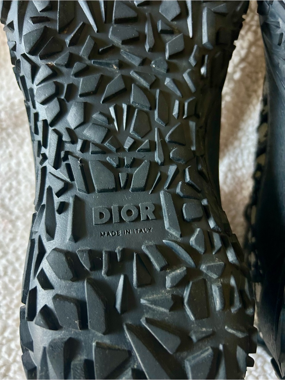Dior Men’s Diorizon Black and White Monogram Ankle Boots - Size 11, EU 45 - Picture 9 of 10
